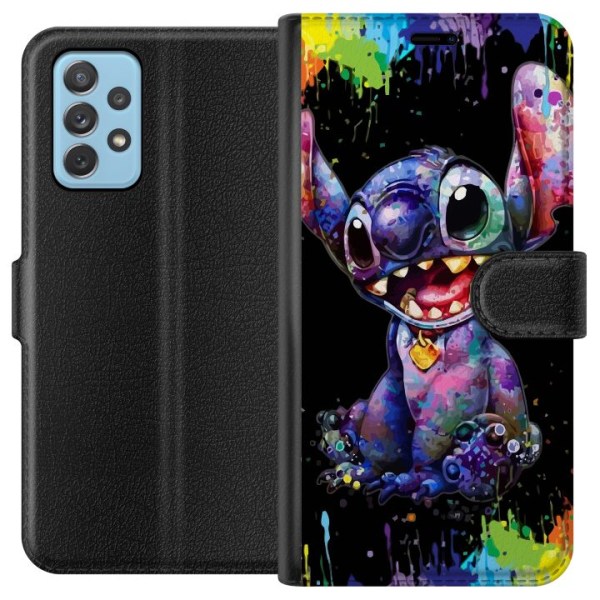 Samsung Galaxy A72 5G Lommeboketui Lilo og Stitch