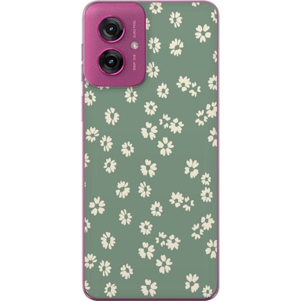Motorola Moto G55 Gjennomsiktig deksel Blomsterdrøm - Fargeri