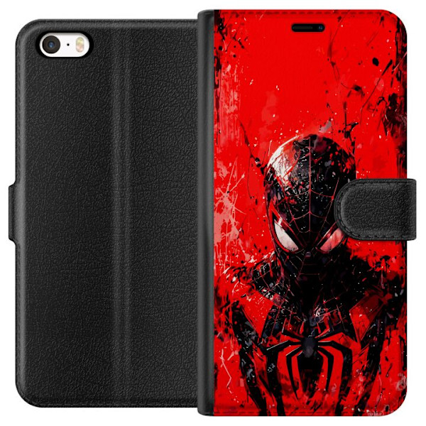 Apple iPhone 5s Lompakkokotelo Spider Man