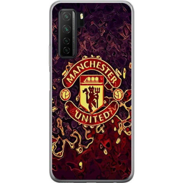 Huawei P40 lite 5G Läpinäkyvä kuori Manchester United