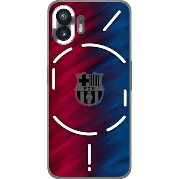 Nothing Phone (2) Gennemsigtig cover FC Barcelona