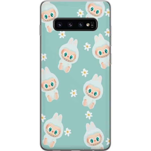 Samsung Galaxy S10 Genomskinligt Skal Labubu Candy Vibes – S