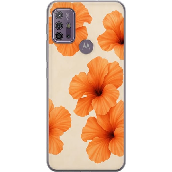 Motorola Moto G10 Gennemsigtig cover Papaya Punch