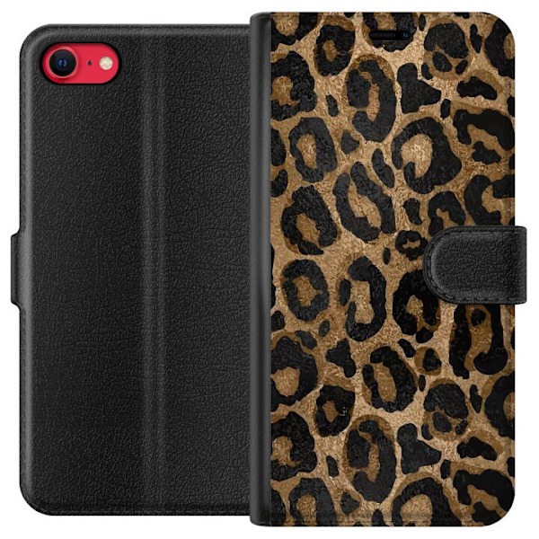 Apple iPhone 7 Plånboksfodral Leopard Luxe