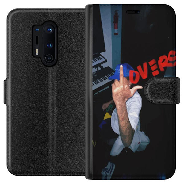 OnePlus 8 Pro Plånboksfodral Lovers Mystical Romance Kärlek Mystik Design Romantiskt Motiv Populärt Grafiskt Mönster Fashion Stil