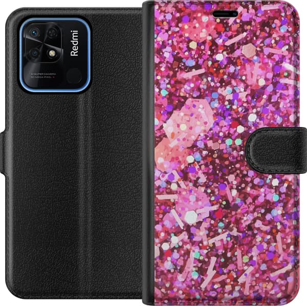 Kompatibelt Lommeboketui til Xiaomi Redmi 10C Glitre
