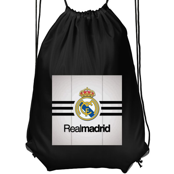Gymnastikpose | Let Træningstaske til Voksne Real Madrid sort Voksen