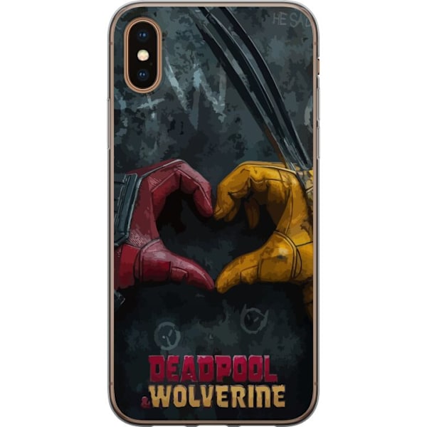 Apple iPhone XS Max Genomskinligt Skal Wolverine Deadpool