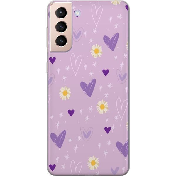 Kompatibelt Mobilskal till Samsung Galaxy S21 Blommor