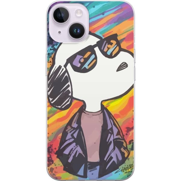 Kompatibelt Mobildeksel til Apple iPhone 14 Snobben Snoopy