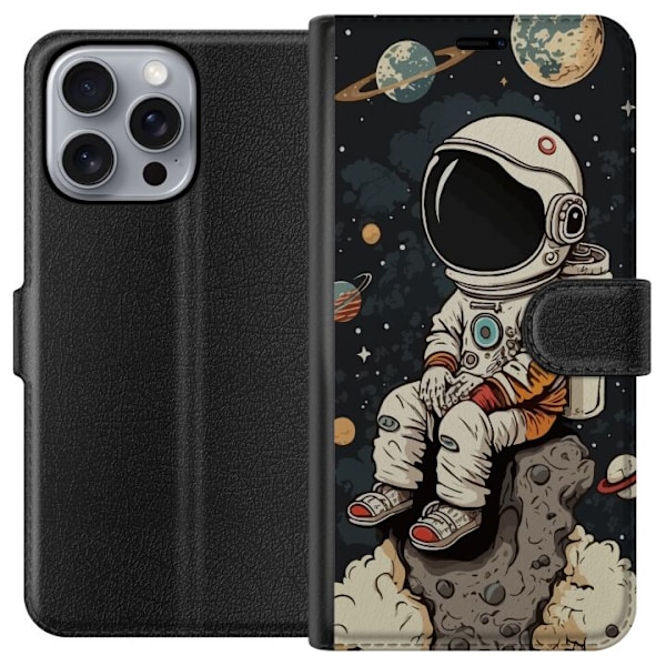 Apple iPhone 16 Pro Max Lompakkokotelo Astronautti