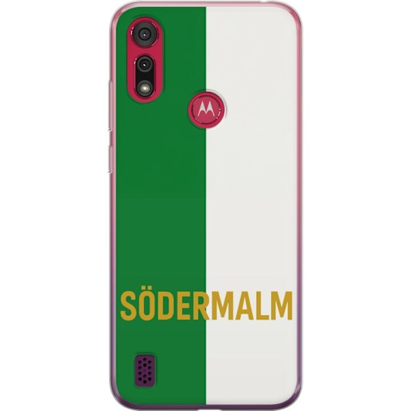 Motorola Moto E6s (2020) Läpinäkyvä kuori Södermalm - jalkapallo