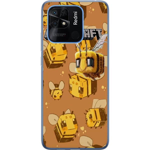 Xiaomi Redmi 10C Läpinäkyvä kuori Minecraft Bi