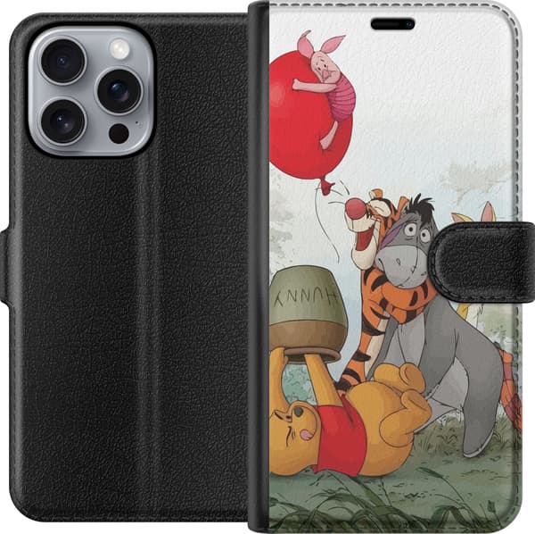 Kompatibelt Lommeboketui til Apple iPhone 16 Pro Max Nalle Puh og Ior
