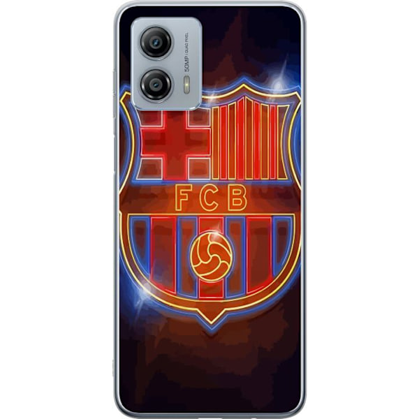 Motorola Moto G53 Genomskinligt Skal FC Barcelona