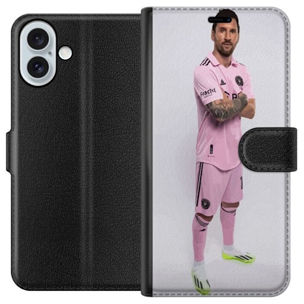 Apple iPhone 16 Plus Tegnebogsetui Lionel Messi