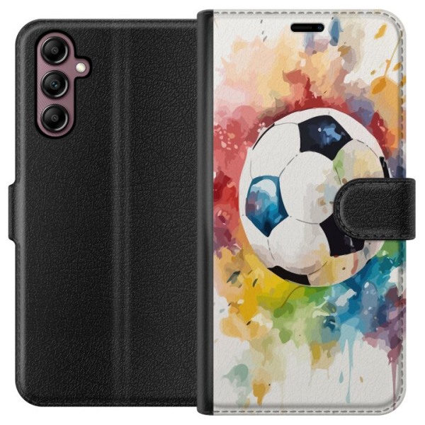 Samsung Galaxy A14 5G Plånboksfodral Fotboll