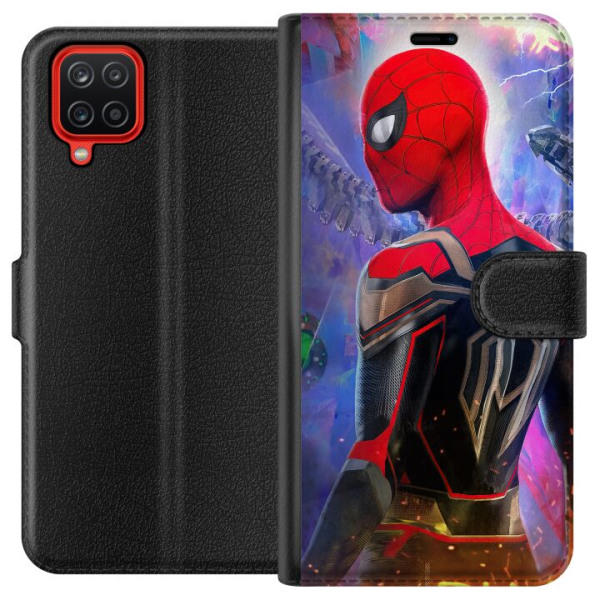 Samsung Galaxy A12 Plånboksfodral Spider Man: No Way Home