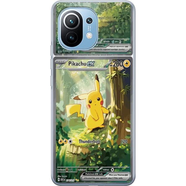 Kompatibelt Mobildeksel til Xiaomi Mi 11 Pikachu grønn