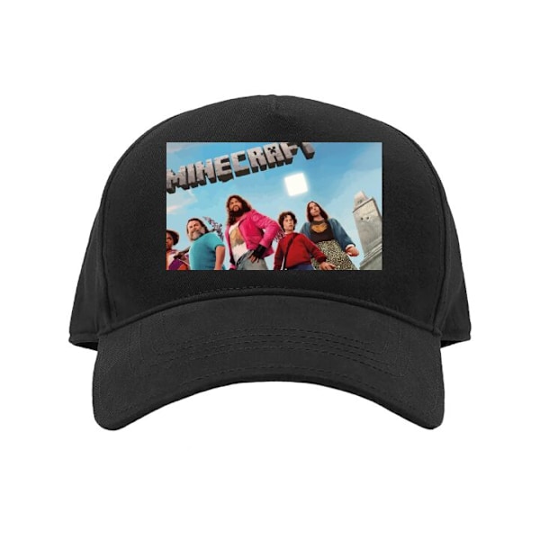 Lippis Lapsille | Mukava Säädettävä Lasten Lippis A Minecraft Movie musta Lapsi