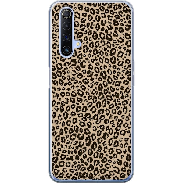 Realme X50 5G Gennemsigtig cover Leopard Mønster