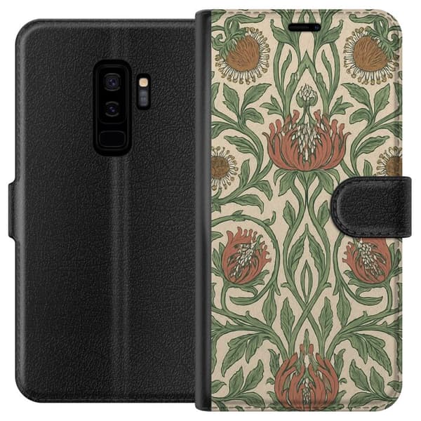 Kompatibelt Lommeboketui til Samsung Galaxy S9+ Bladedetaljer
