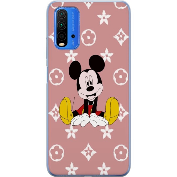 Xiaomi Redmi Note 9 4G Läpinäkyvä kuori Mickey Mouse