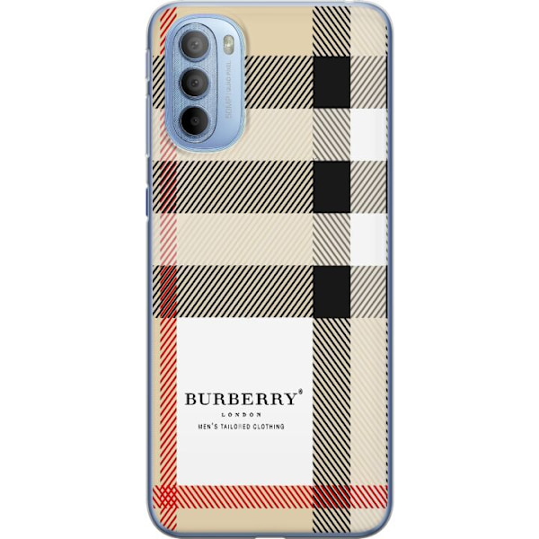 Motorola Moto G31 Gennemsigtig cover Burberry