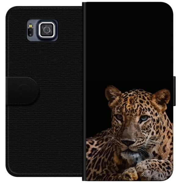 Samsung Galaxy Alpha Tegnebogsetui Leopard