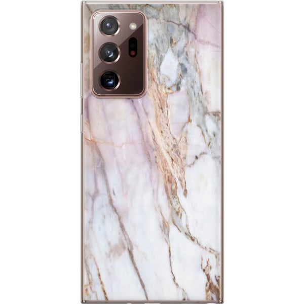 Samsung Galaxy Note20 Ultra Gjennomsiktig deksel marmor