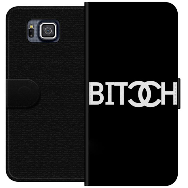 Samsung Galaxy Alpha Lompakkokotelo Bitch Chanel -inspiroima katumuoti Muoti Tekstimotiivi Trendi Ikoninen Tyyli Kaupunkisuunnittelu