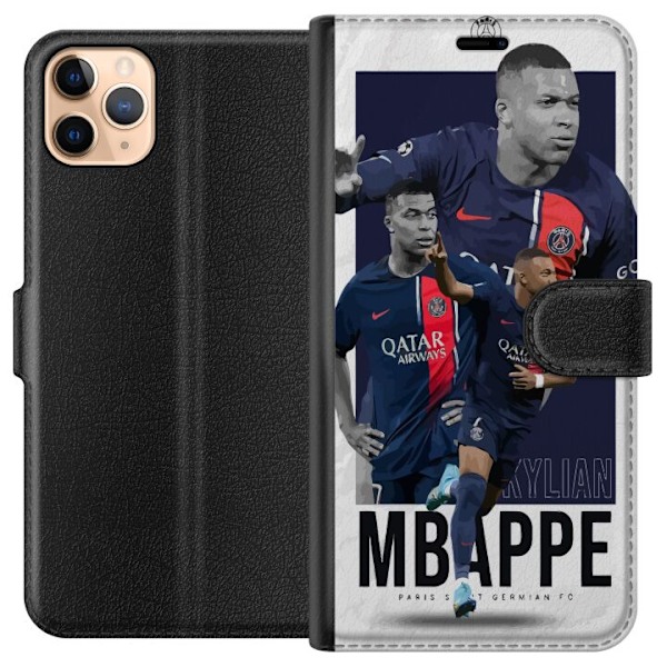 Apple iPhone 11 Pro Max Lompakkokotelo Kylian Mbappé