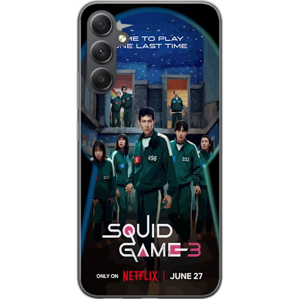 Samsung Galaxy A05s Läpinäkyvä kuori Squid Game Kausi 3 TV-sarjan hahmot Suositut TV-sarja Motiivit Ikoni Jännitys Draama Aasialainen suunnittelu