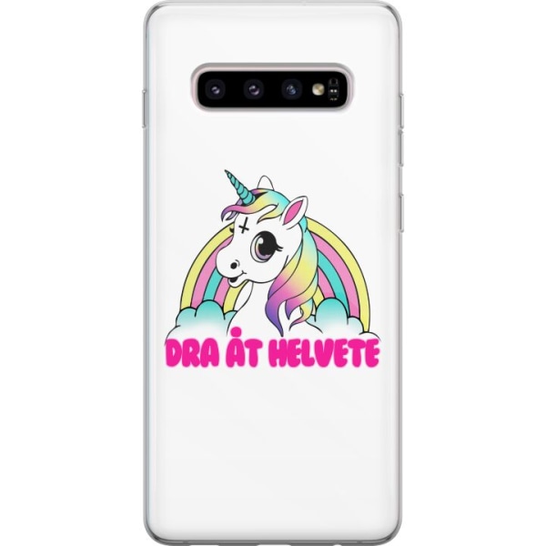 Samsung Galaxy S10+ Cover / Mobilcover - Unicorn