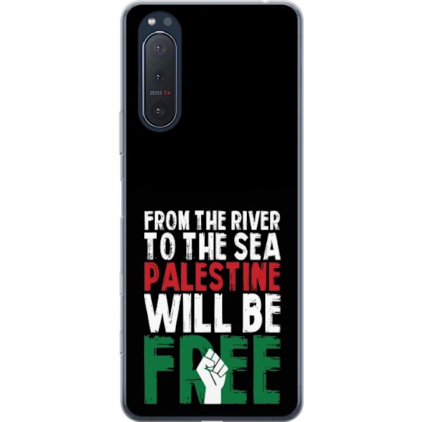 Sony Xperia 5 II Genomskinligt Skal Free Palestine – politis