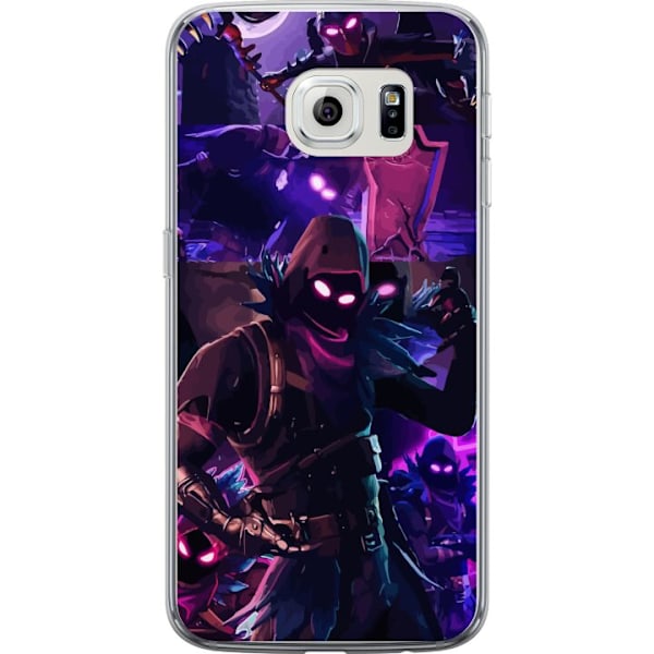 Samsung Galaxy S6 edge Gennemsigtig cover Fortnite Raven