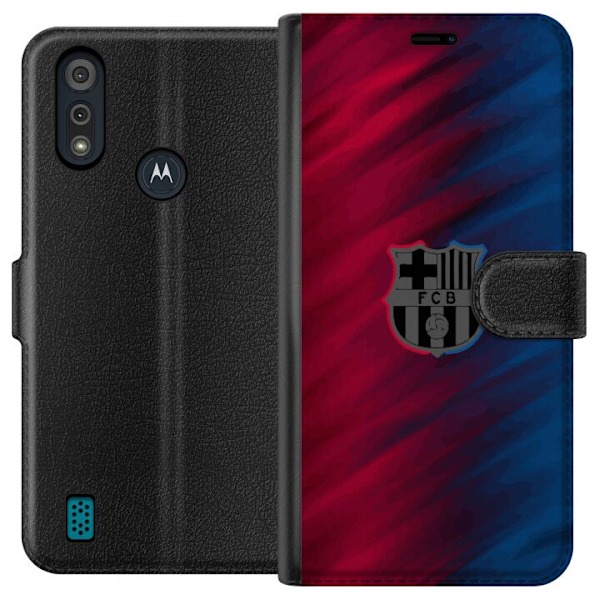 Motorola Moto E6i Plånboksfodral FC Barcelona