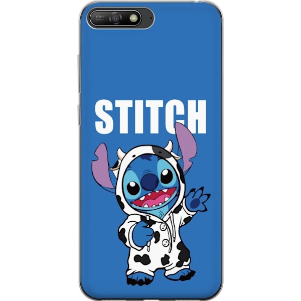 Huawei Y6 (2018) Genomskinligt Skal Stitch