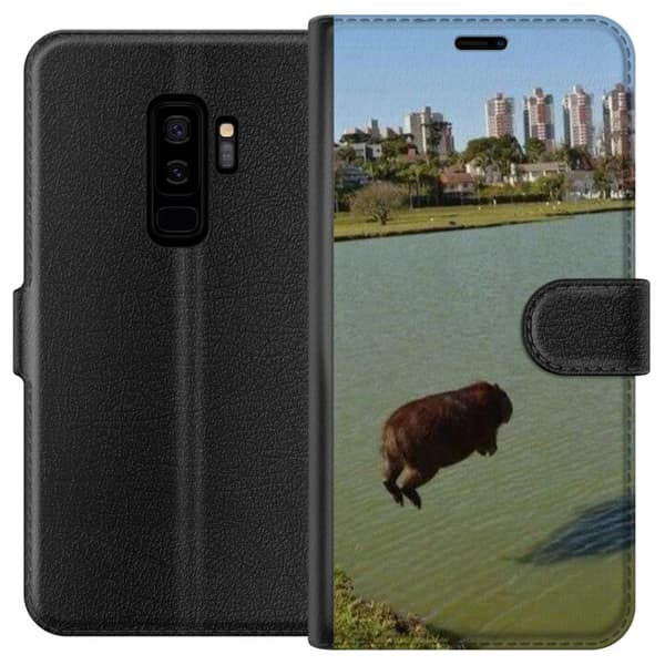 Kompatibel Tegnebogsetui til Samsung Galaxy S9+ Capybara