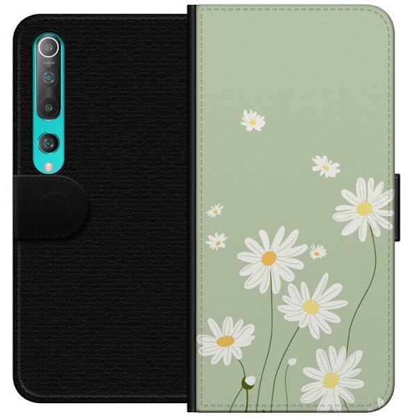 Xiaomi Mi 10 5G Tegnebogsetui Præstekraver - blomstret mønster i svensk sommerstil
