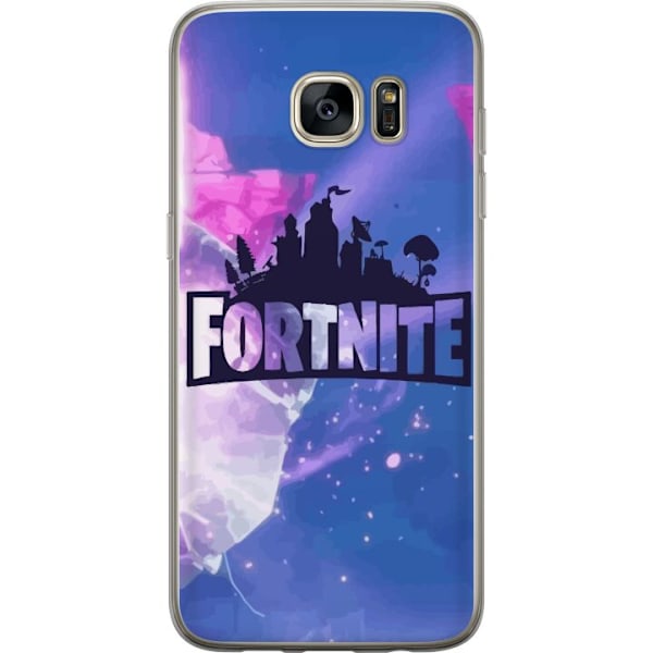 Samsung Galaxy S7 edge Läpinäkyvä kuori Fortnite