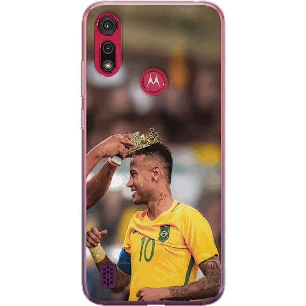 Motorola Moto E6s (2020) Genomskinligt Skal Neymar