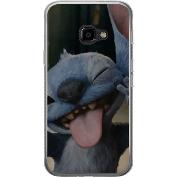 Samsung Galaxy Xcover 4 Läpinäkyvä kuori Stitch Söpö Alien - Sininen Suosikki Ulkoavaruudesta