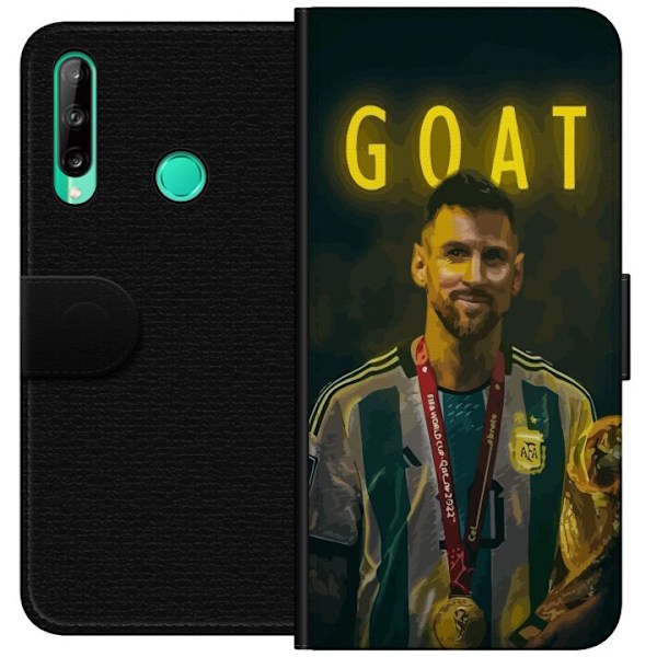 Huawei P40 lite E Lommeboketui Geit Messi