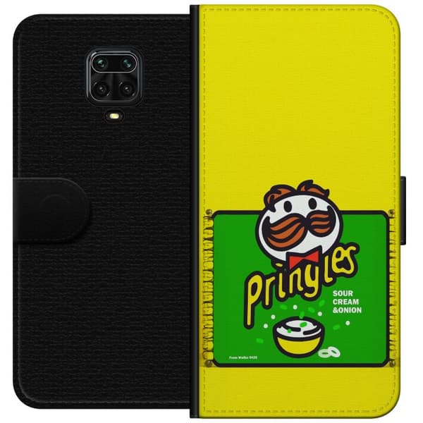 Kompatibel Tegnebogsetui til Xiaomi Redmi Note 9 Pro Pringles gul