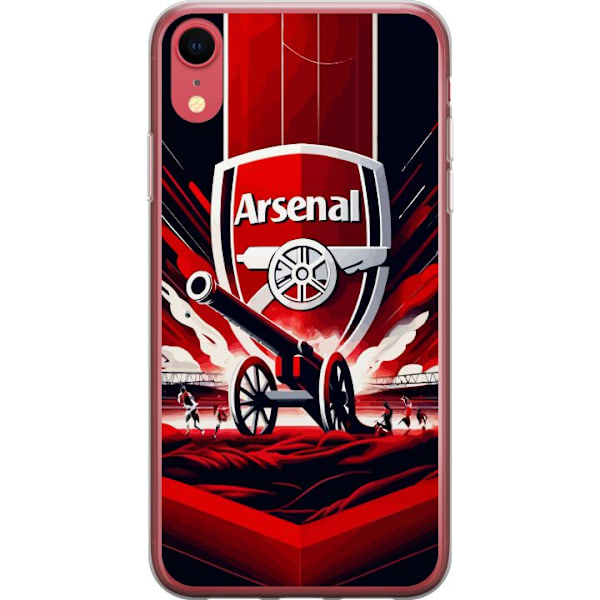Apple iPhone XR Läpinäkyvä kuori Arsenal