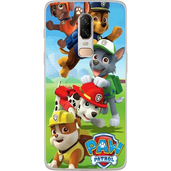 OnePlus 6 Gennemsigtig cover Paw Patrol