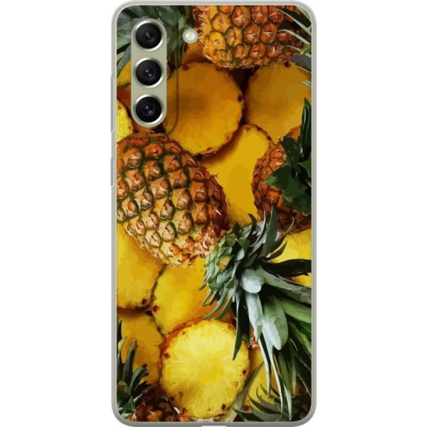 Samsung Galaxy S21 FE 5G Genomskinligt Skal Tropisk Frukt