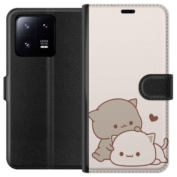 Xiaomi 13 Pro Tegnebogsetui Kawaii Søde Katte