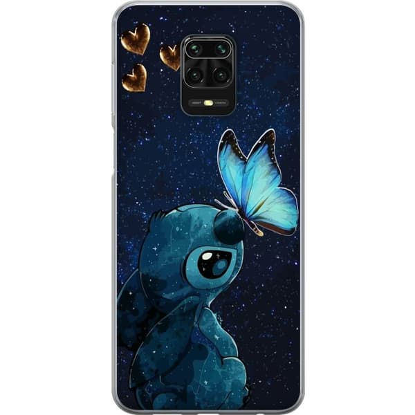 Kompatibelt Mobilskal till Xiaomi Redmi Note 9S Stitch fjärill